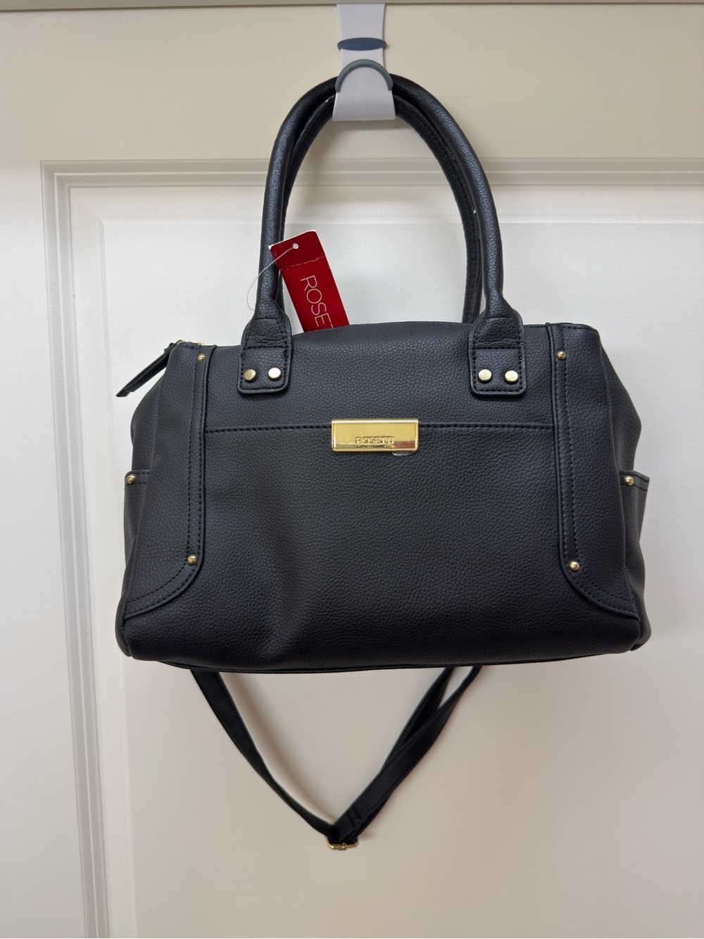 Rosetti Black Faux Leather Purse
